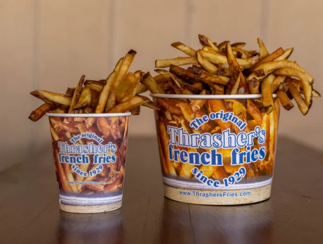 The #1 unwritten rule at the Ocean City Boardwalk: Never walk past Thrasher’s without grabbing fries. 😉
